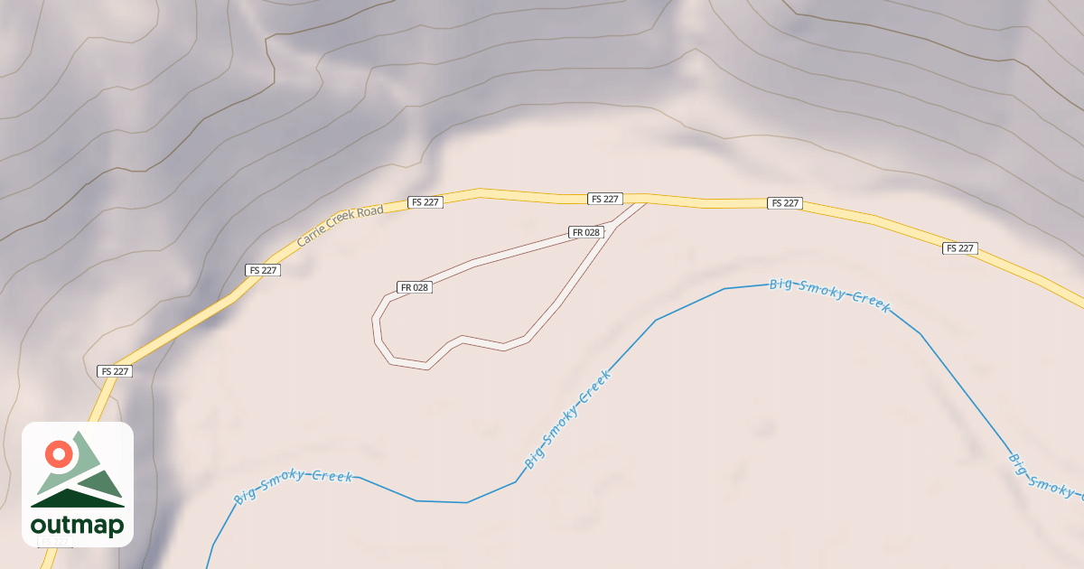 Map of BIG SMOKY