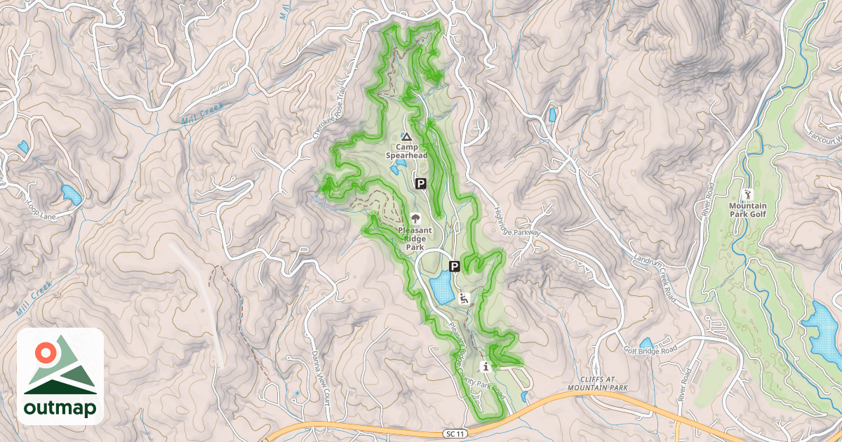 Map of JFA Trail