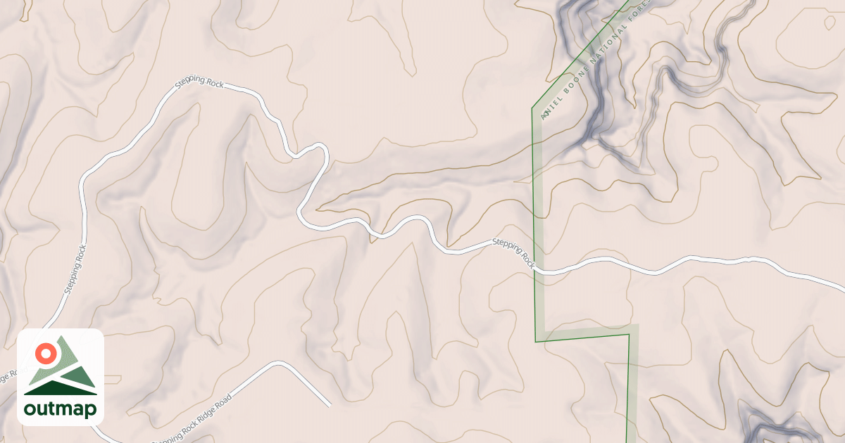 Map of STEPPING ROCK