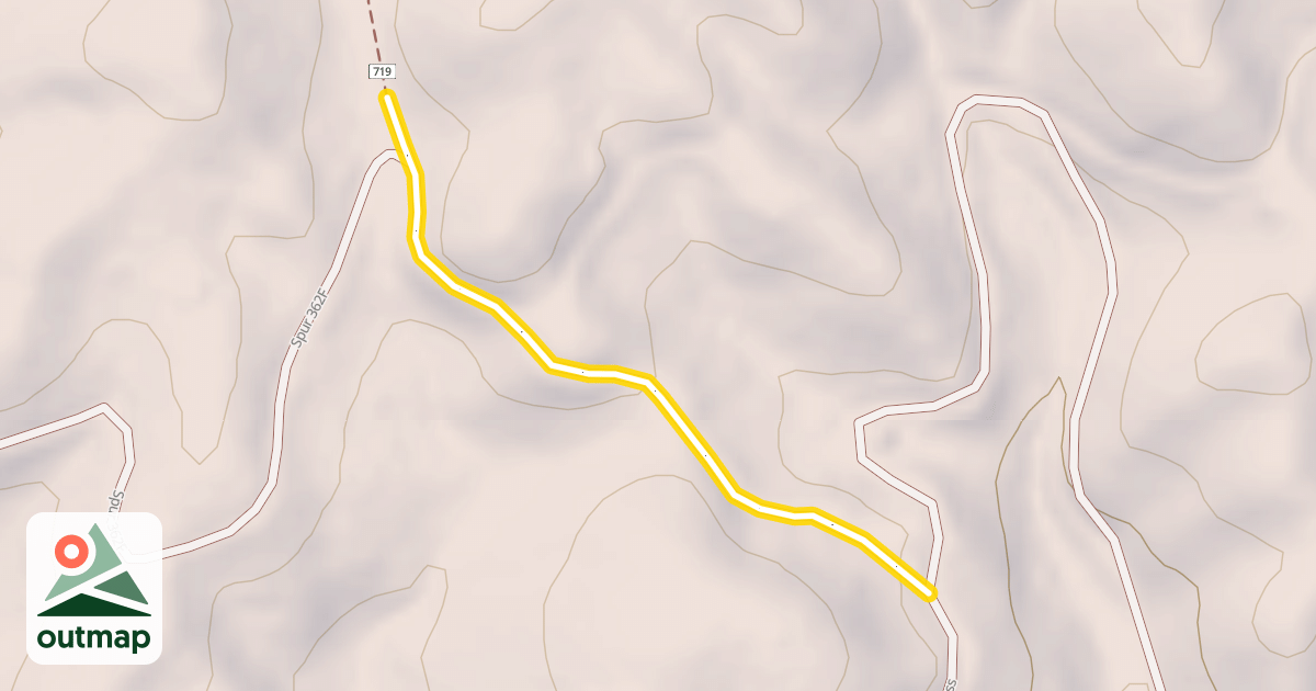 Map of Skyline Yurt Access
