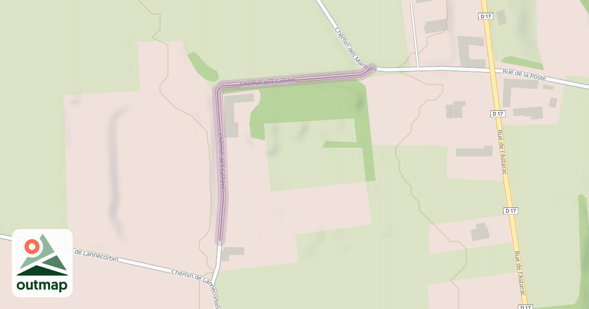 Map of Chemin des Genêts