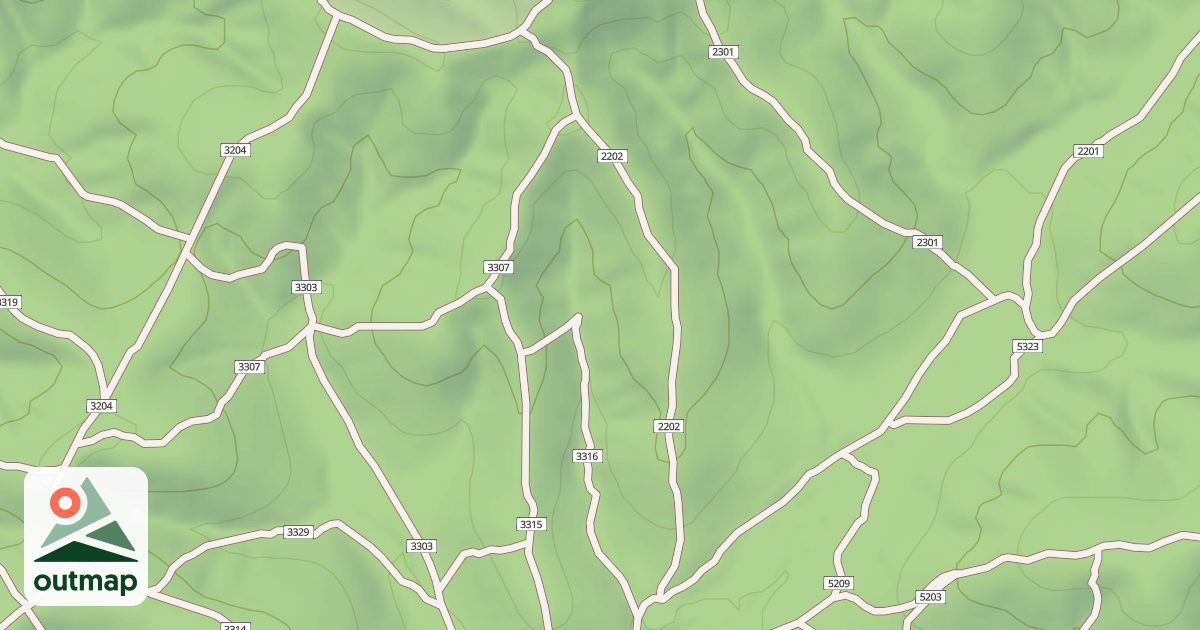 Map of USFS Motor Vehicle Use Map Trails 19261