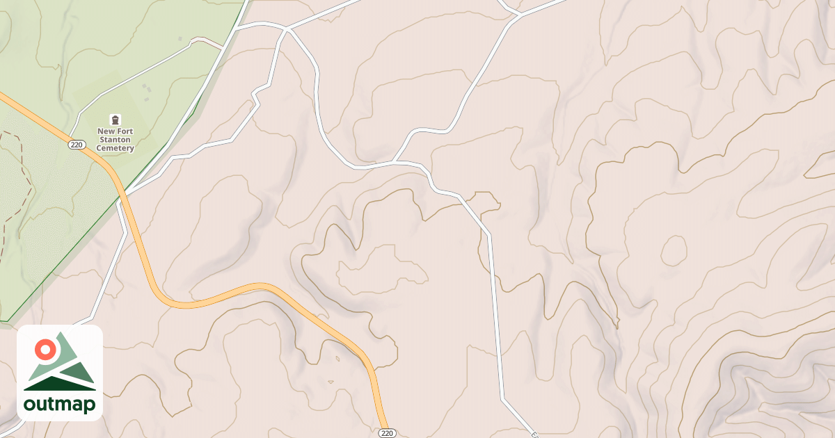 Map of Ru 252: Cementary Canyon