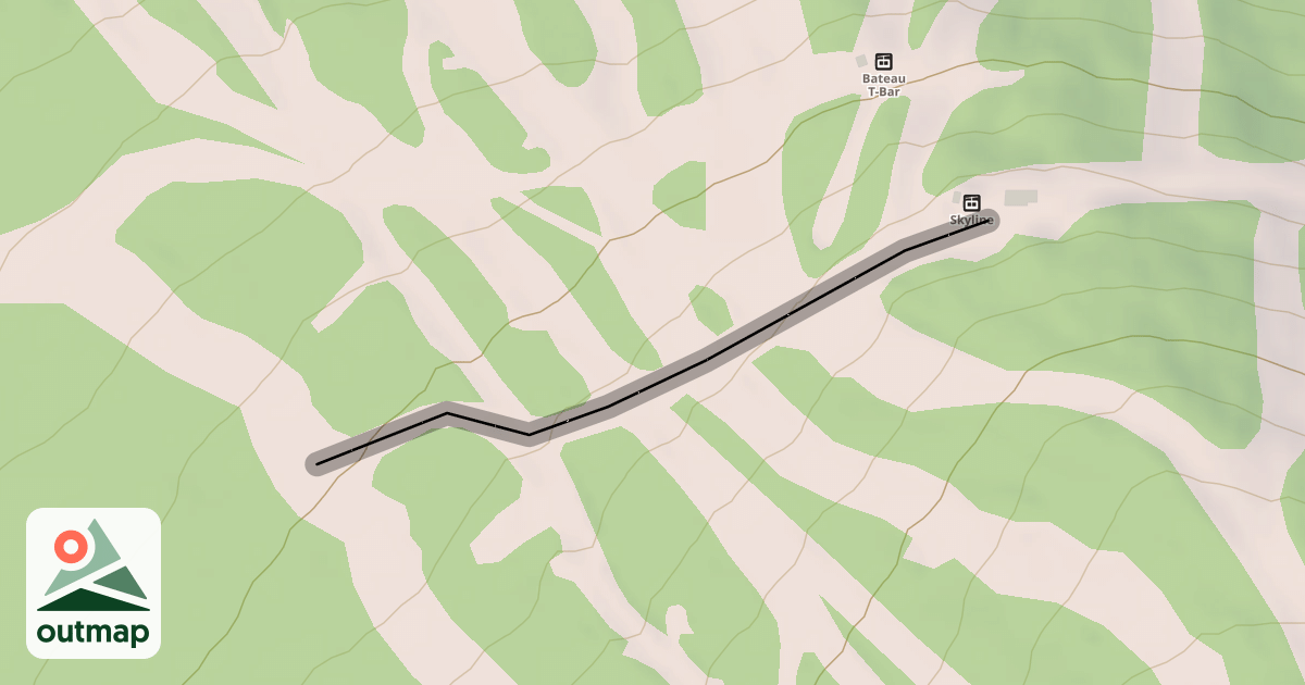 Map of Spillway X-Cut