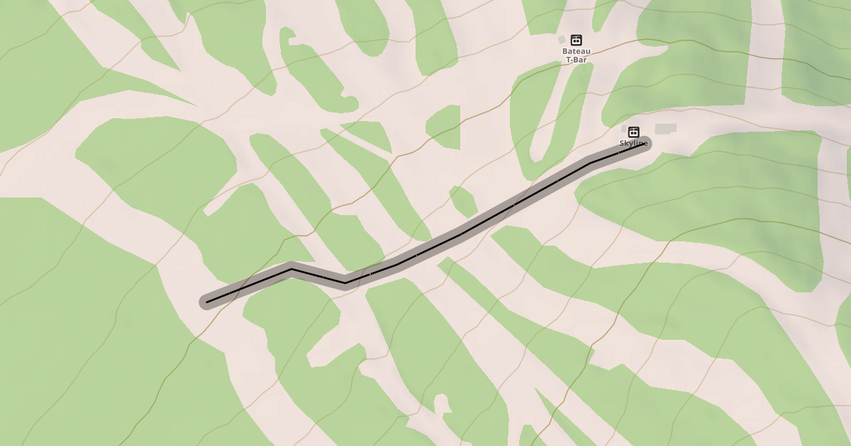Map preview of Spillway X-Cut