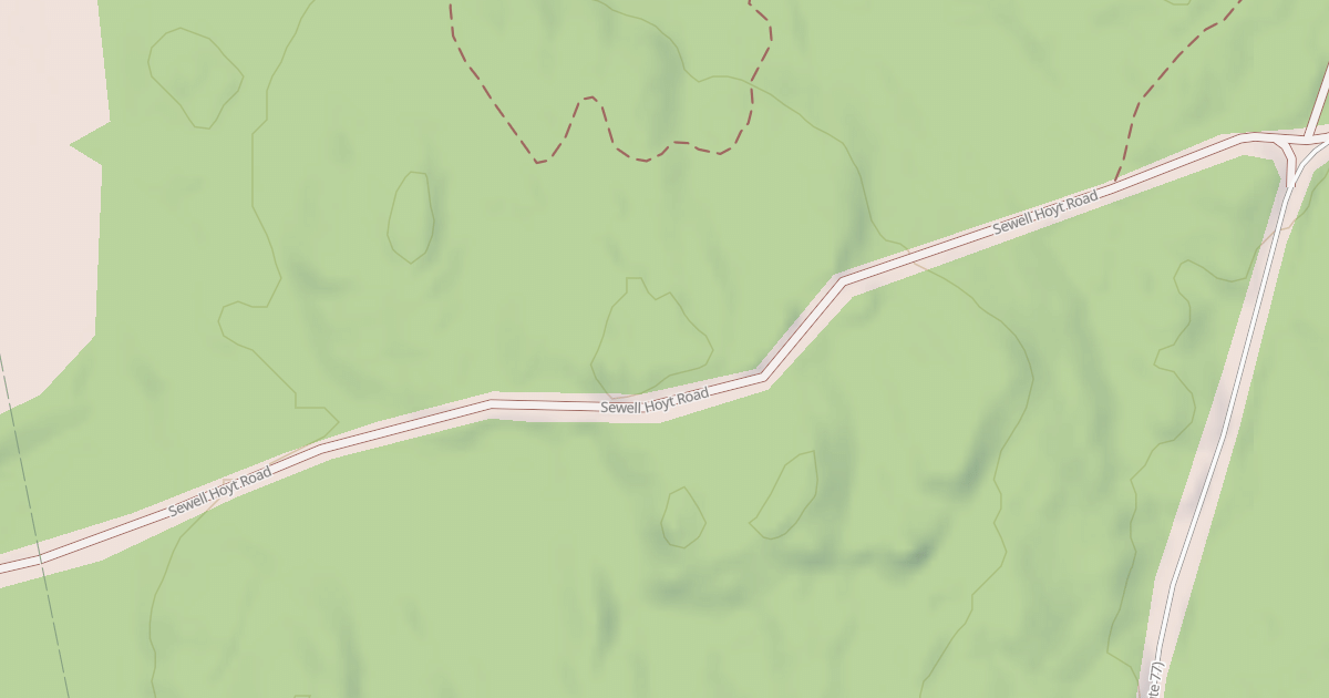 Map preview of Sewell Hoyt Road
