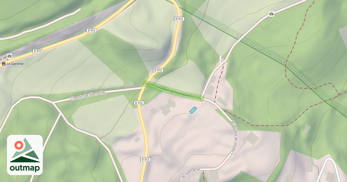 Map of Chemin de Pierrache
