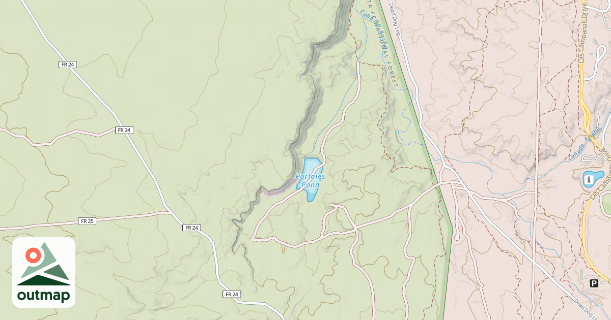 Map of USFS National Forest System Roads {B94DCDA2-B1DA-4920-AADD-CFF03CD0EAC0}