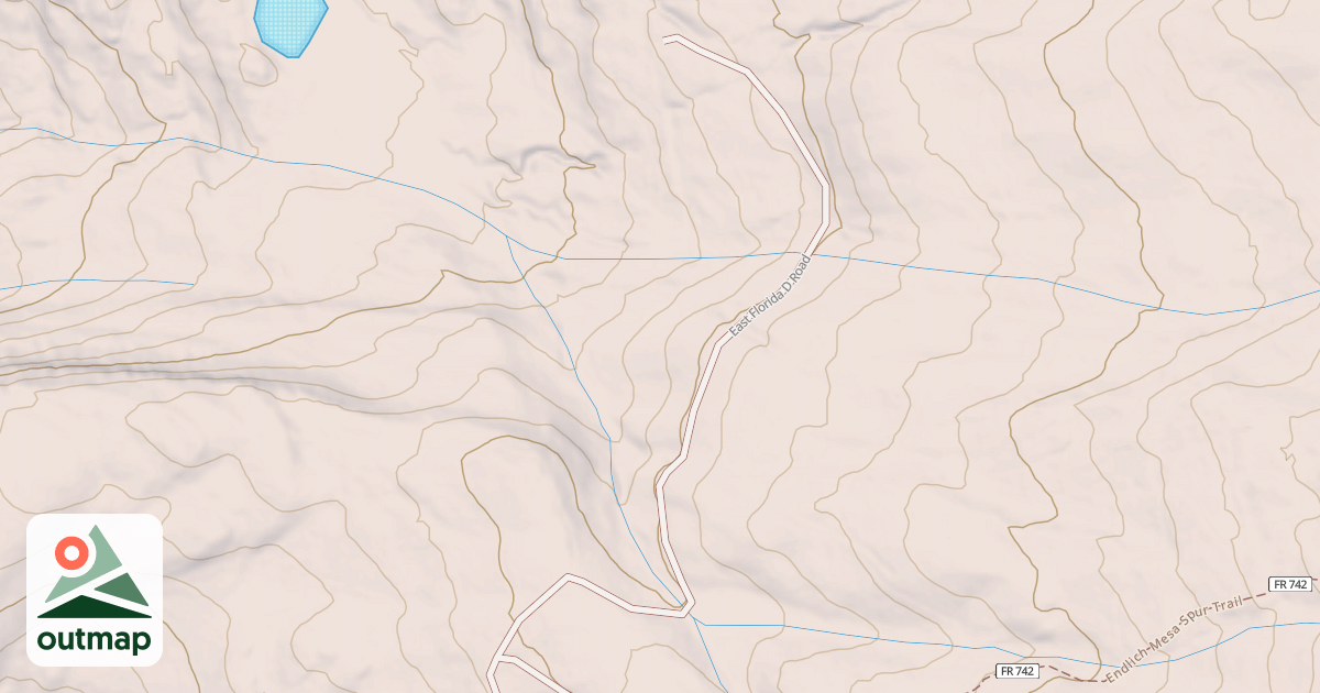 Map of EAST FLORIDA D