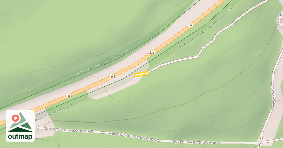 Map of Biathlon Parking Lot