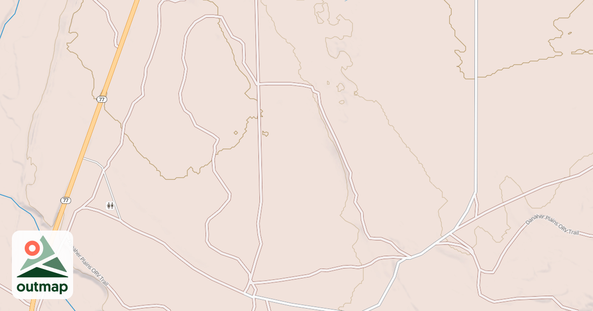 Map of Danaher Plains Trail