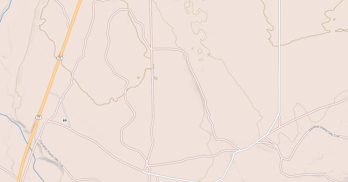 Map preview of Danaher Plains Trail