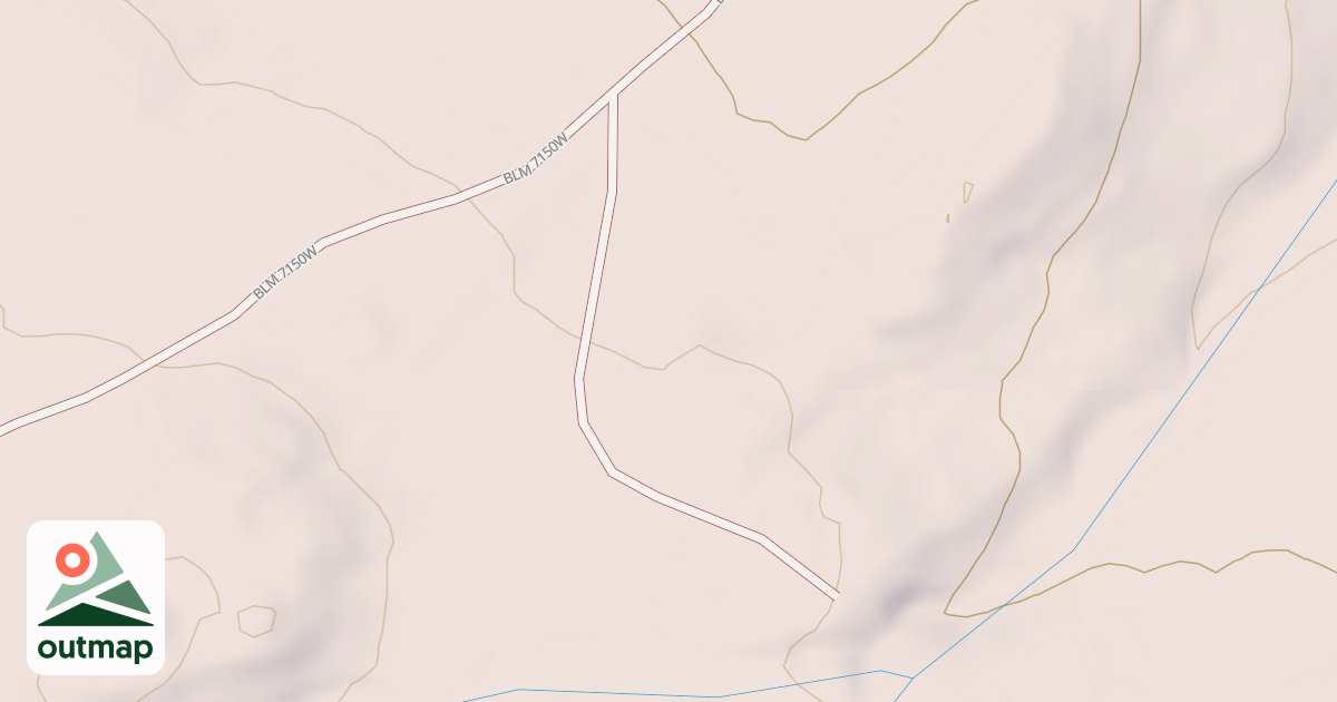 Map of BLM National GTLF Public Motorized Roads 76560184-50a4-49c7-bdd0-1ecd4c0643b3