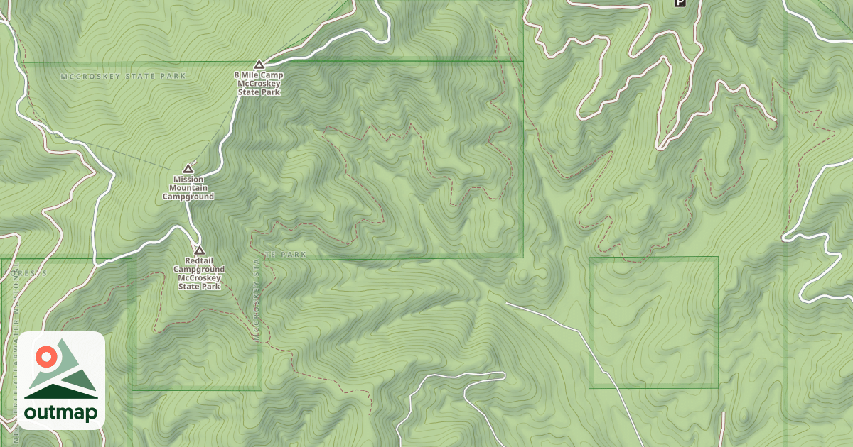 Map of Korth Trail