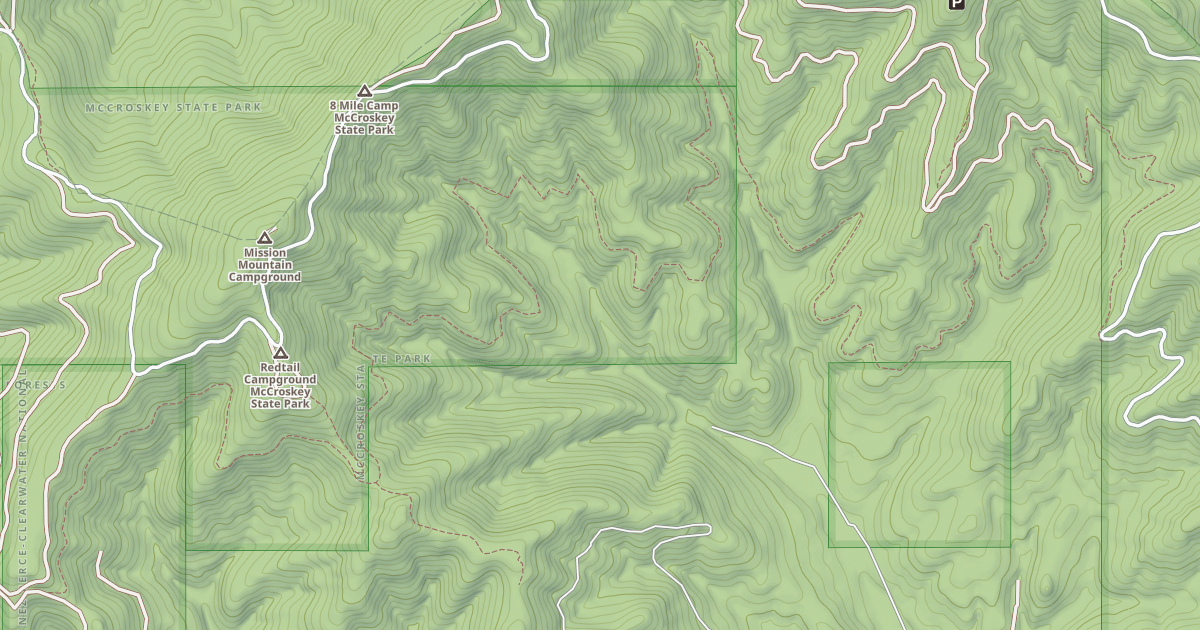 Map preview of Korth Trail
