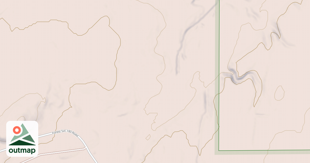 Map of USFS National Forest System Roads {92BE0C13-4732-45CC-9043-9291D1CA4DCA}