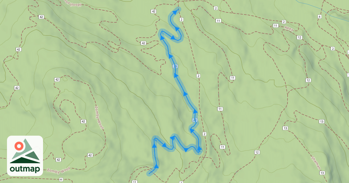 Map of Belzébrute (l'estra)