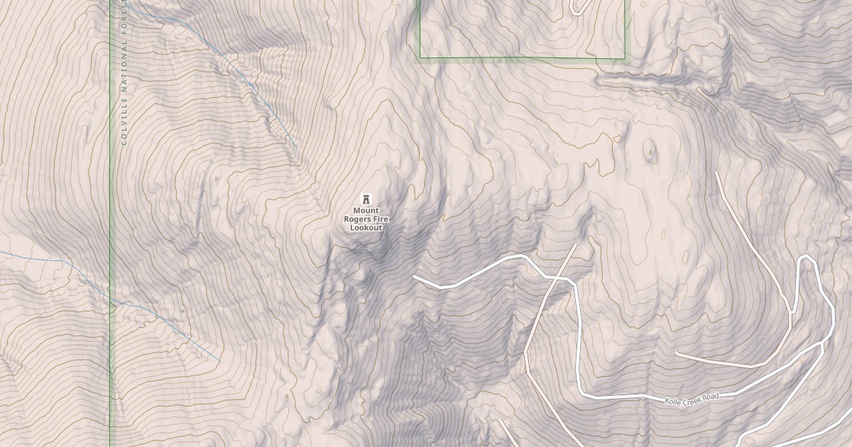 Map preview of Gillette Ridge Spur