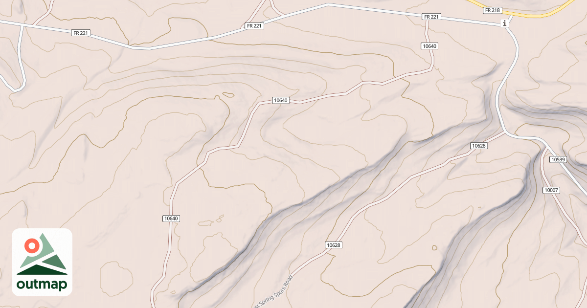 Map of GUZZLER RIDGE
