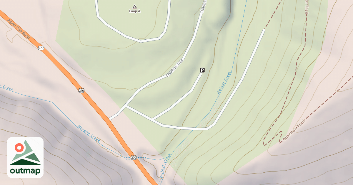 Map of CHARLTON BEACH