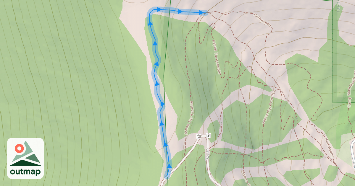 Map of Old Aspen For Trouble