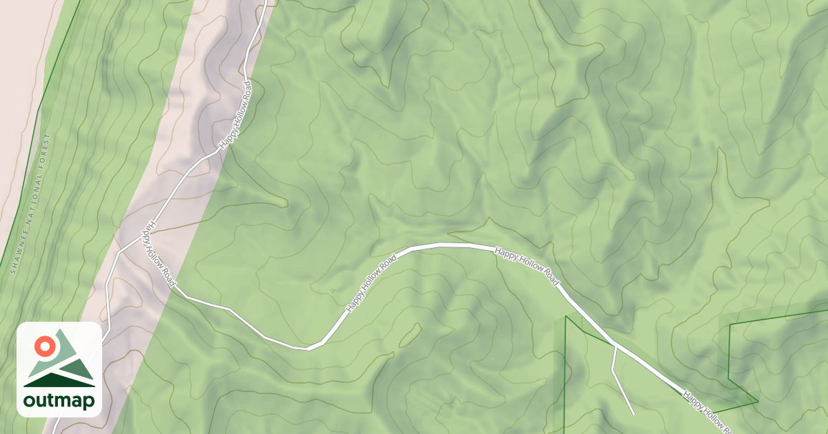 Map of HAPPY HOLLOW RD