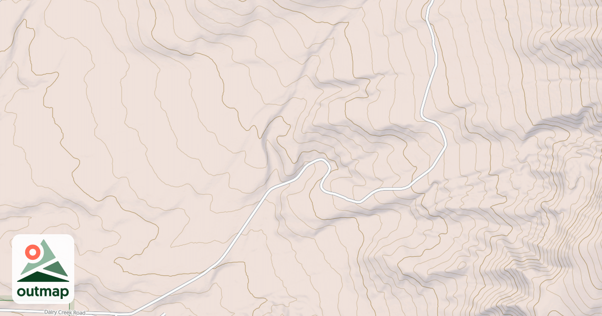 Map of DAIRY CREEK