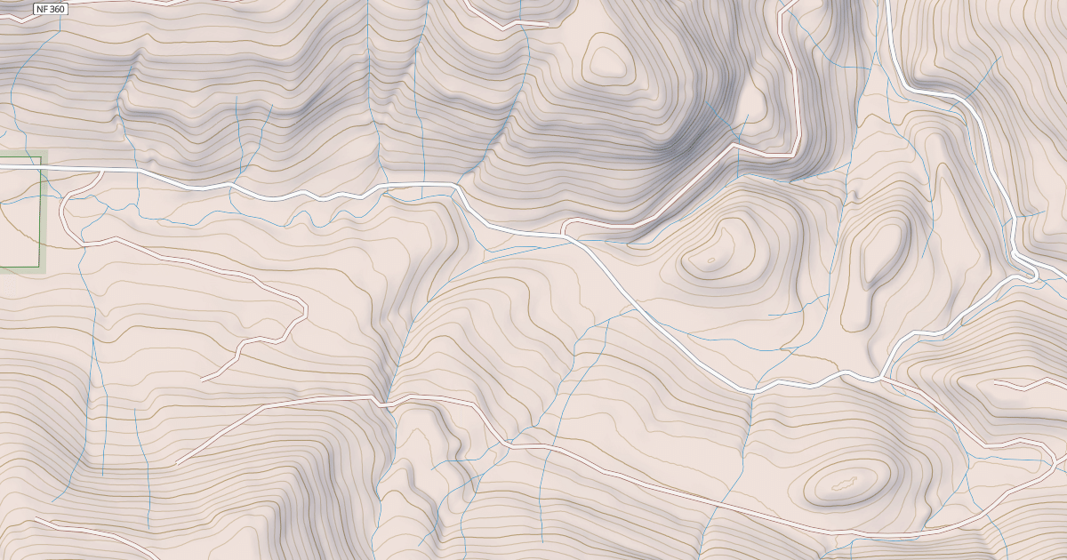 Map preview of USFS Motor Vehicle Use Map Roads {6ABD4634-285C-4A68-B8CF-853A907CCDC5}