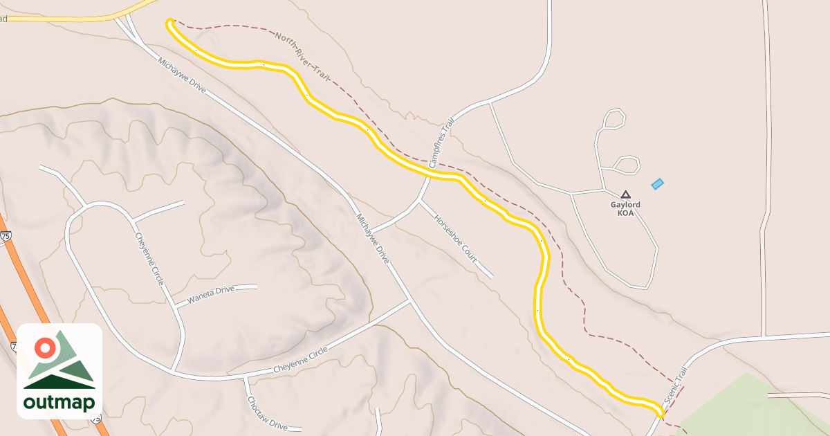 Map of South River Trail