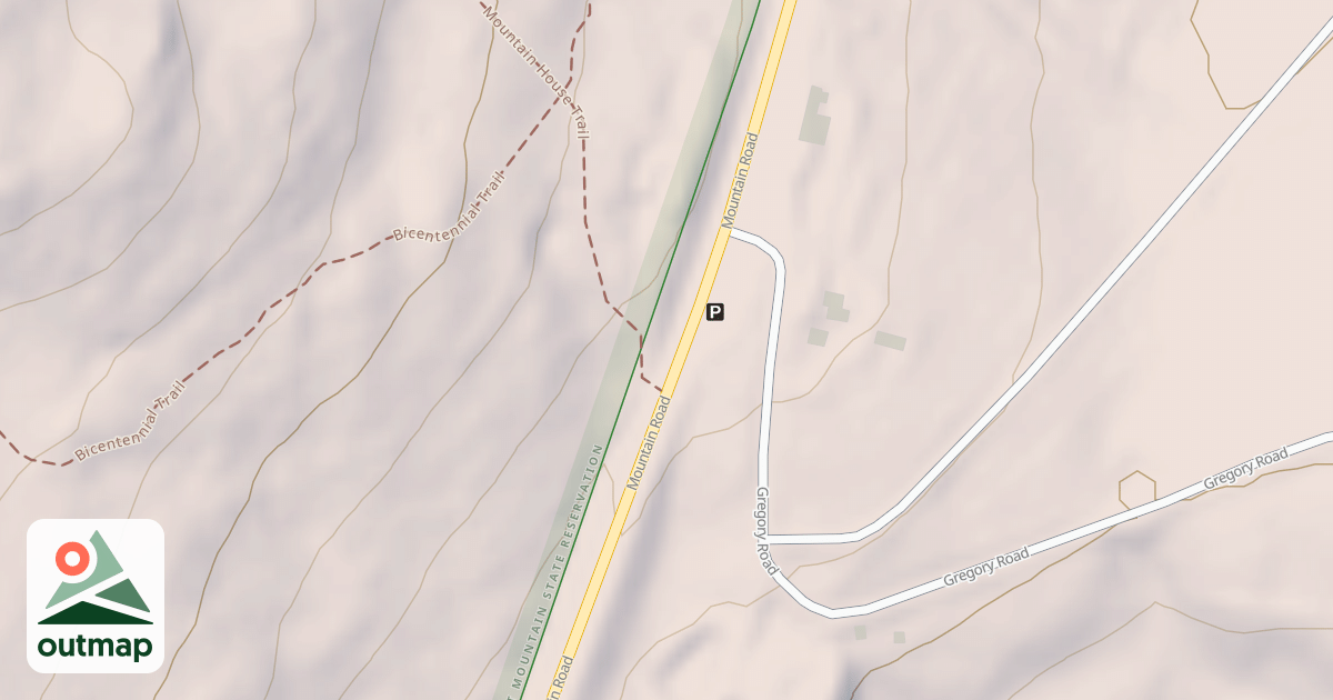 Map of Mountain House Trail