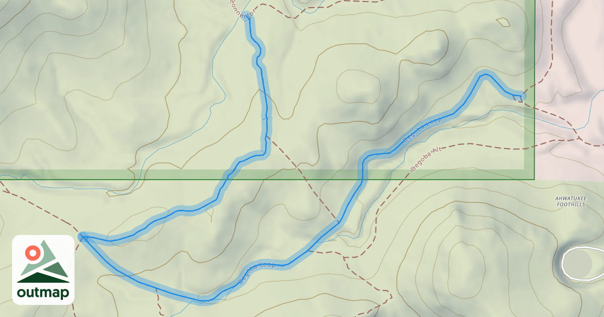Map of Degoba Loop
