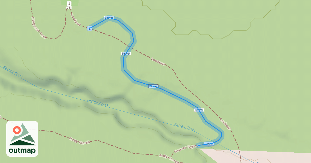 Map of Beaver Bypass