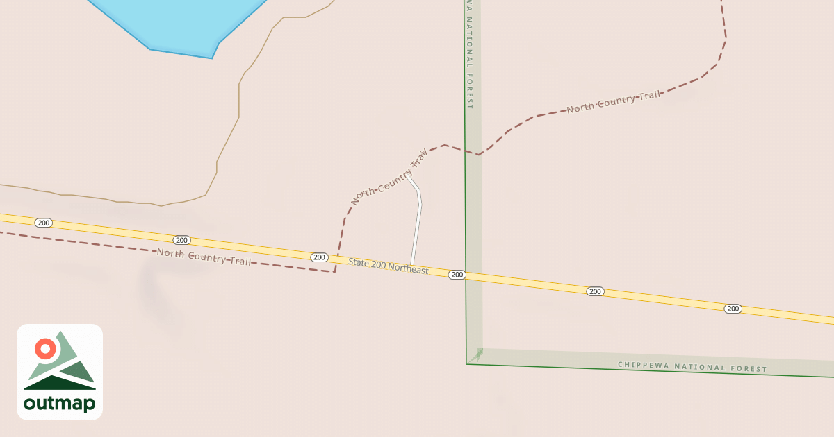 Map of MN 200 SPUR 2889