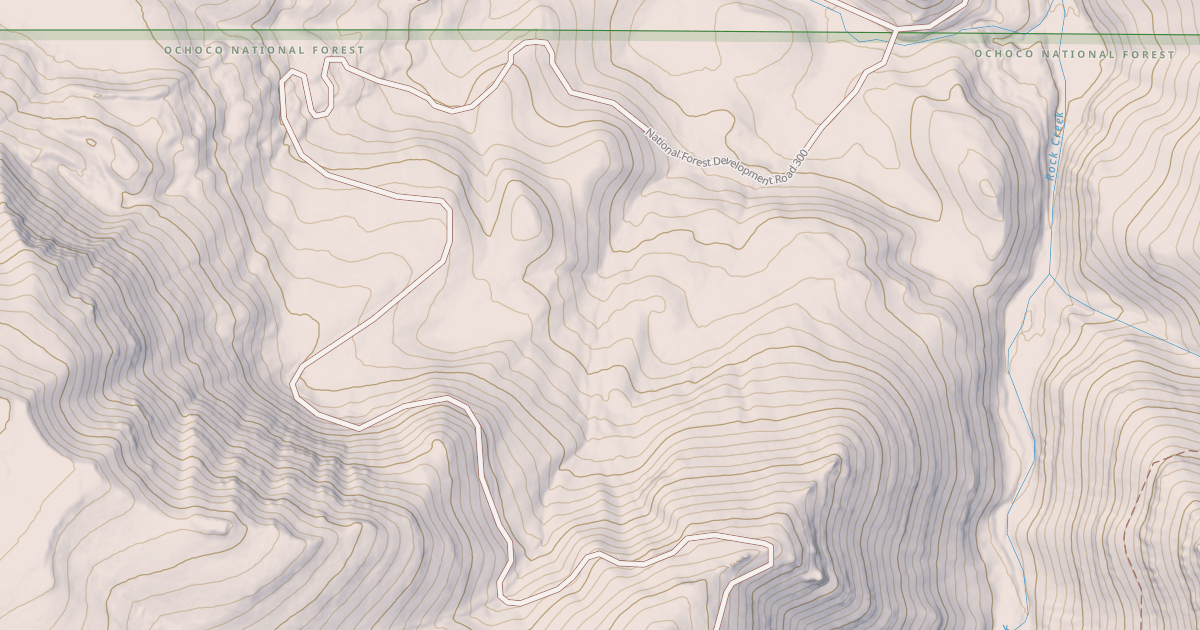 Map preview of USFS National Forest System Roads {C1B8542F-A724-4D4D-8175-7AF4F354D544}