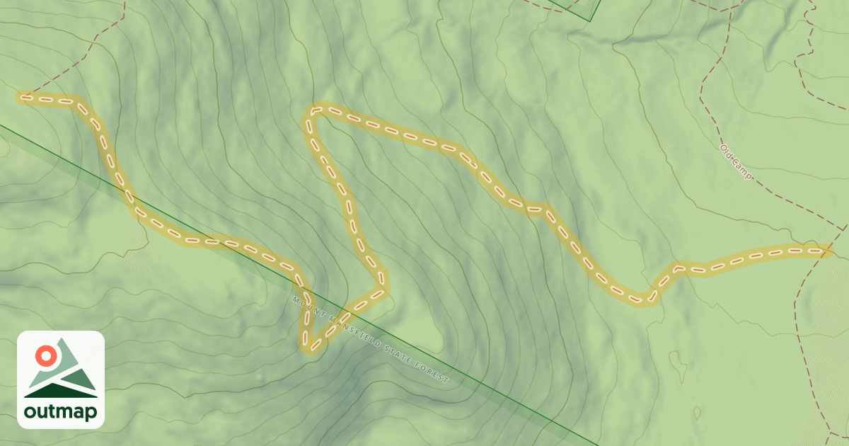 Map of Sky Top Trail