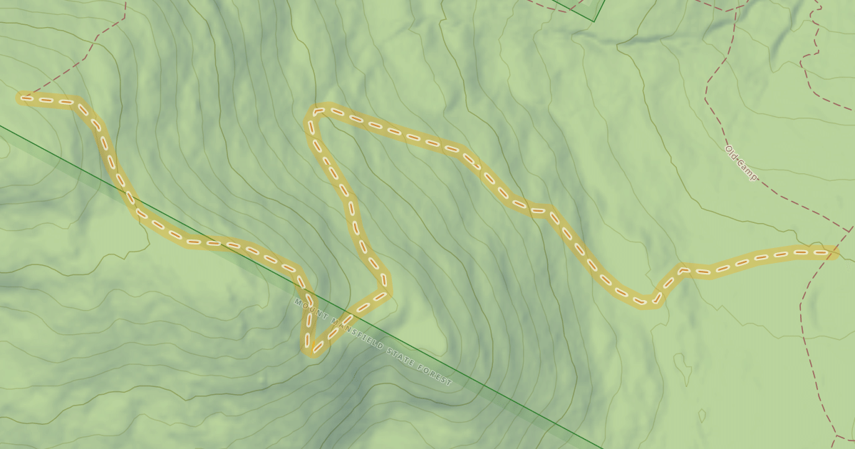 Map preview of Sky Top Trail