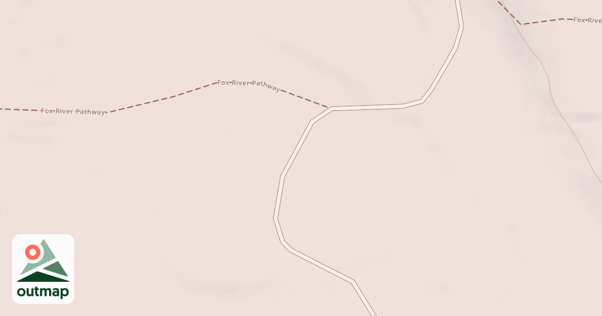 Map of Fox River Pathway