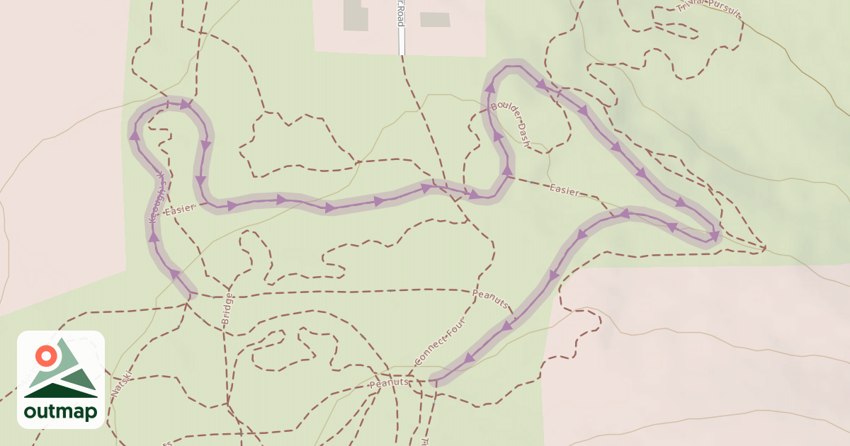 Map of Keough's K