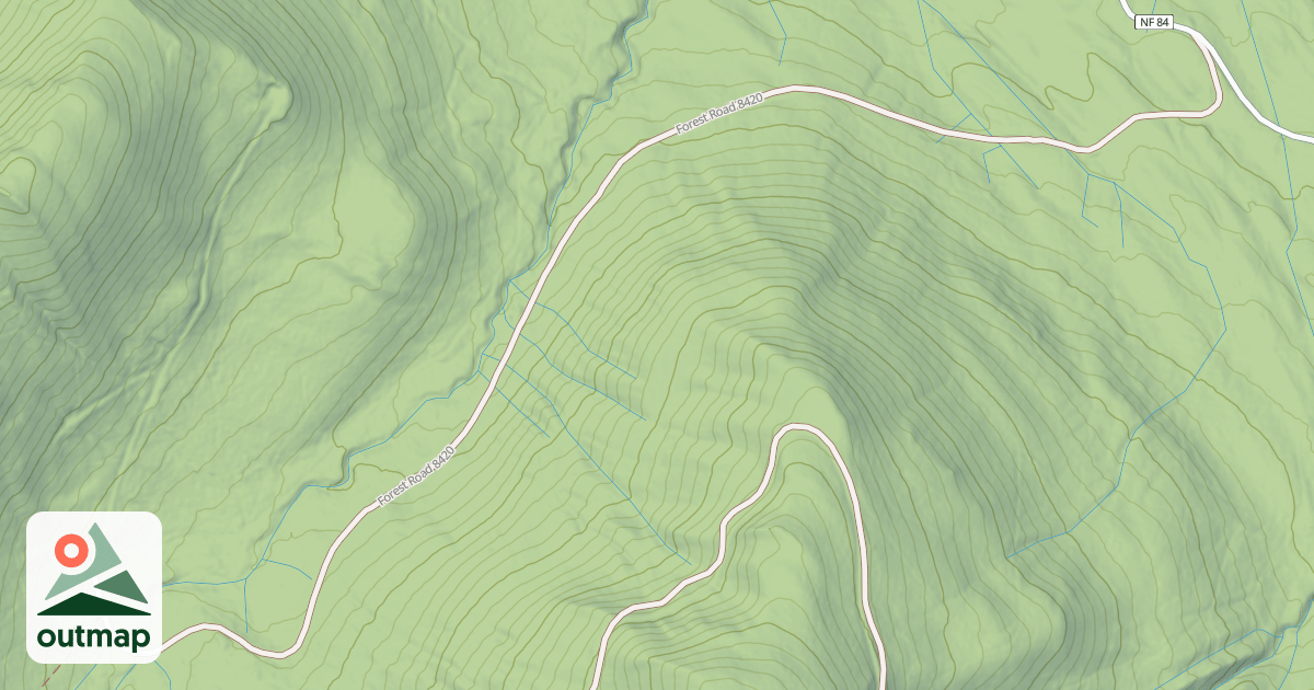 Map of CORA LAKE