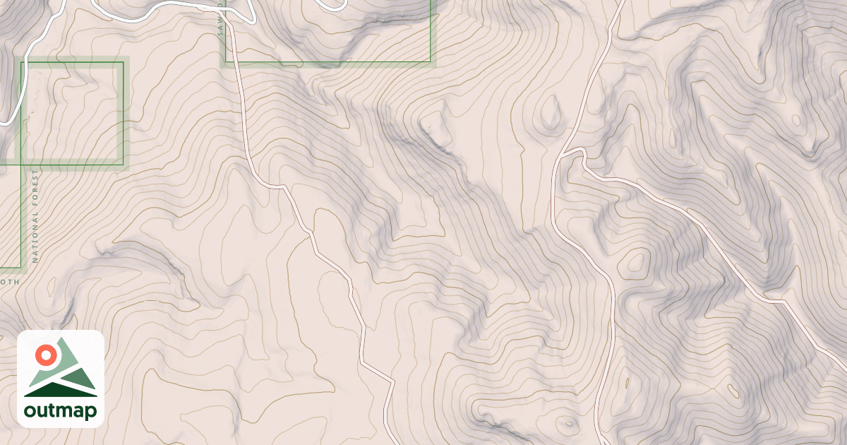 Map of DRY GULCH