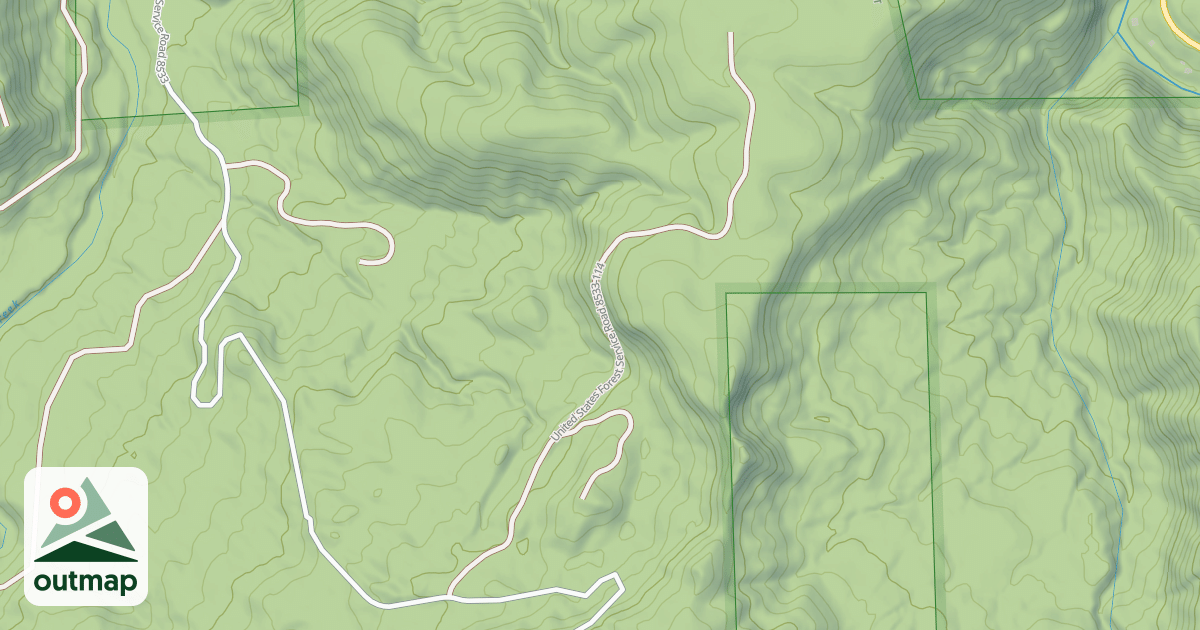 Map of THRALLSBURGH