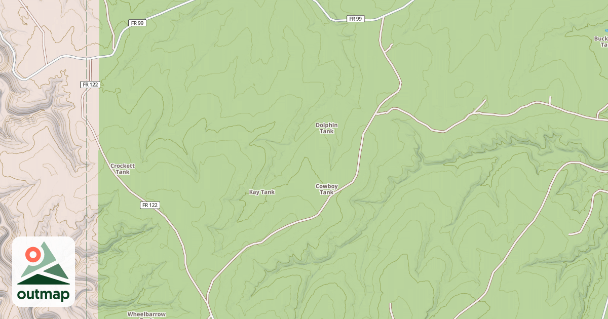 Map of USFS National Forest System Roads {006DA6A8-B108-4BA4-8E68-2710CC7AB8A3}