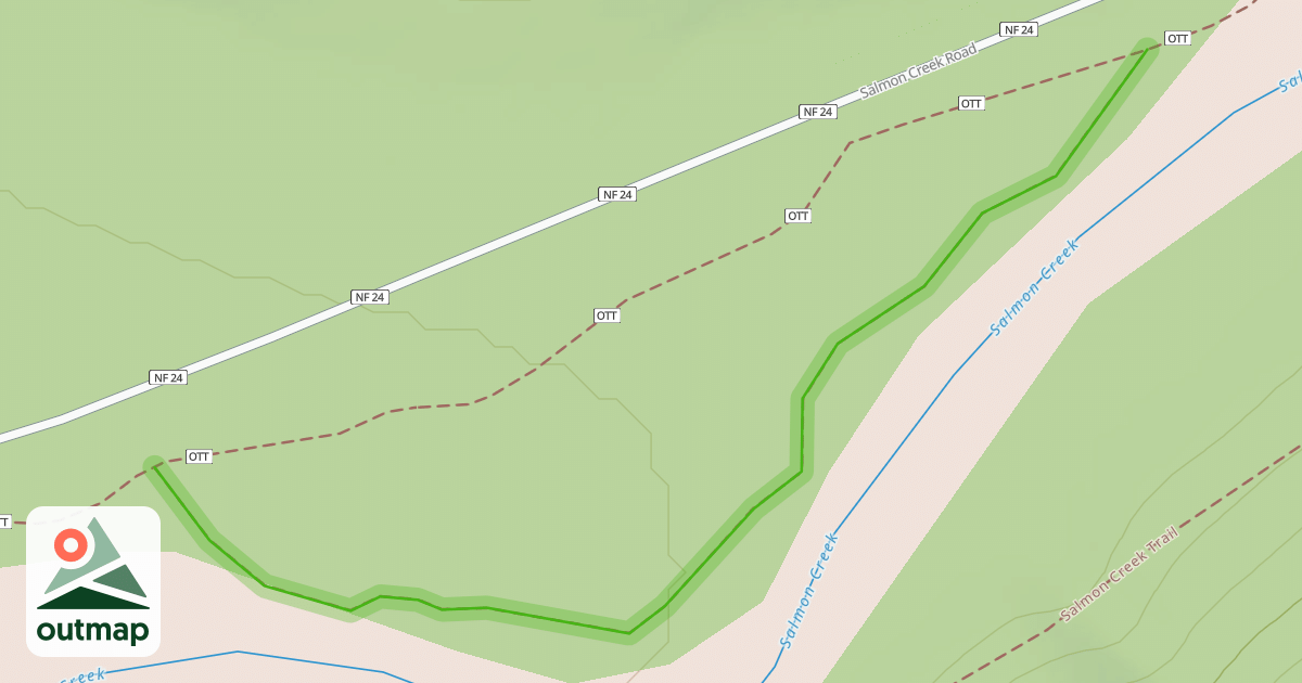 Map of Salmon Creek Trail