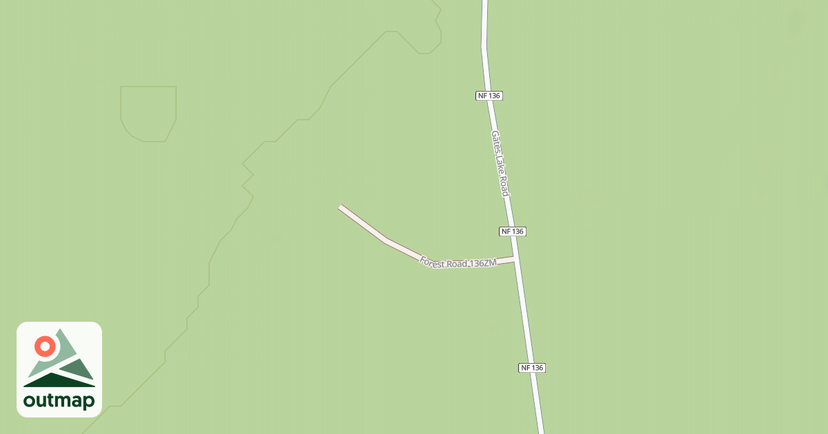Map of FR 136ZM