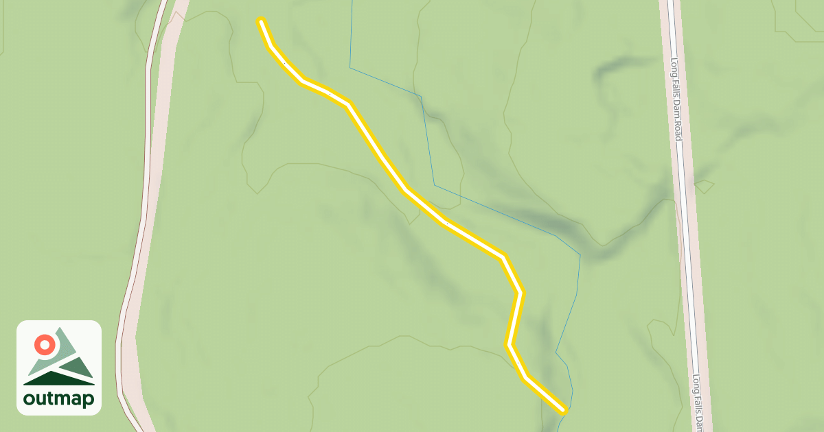 Map of Maine Hut Trail