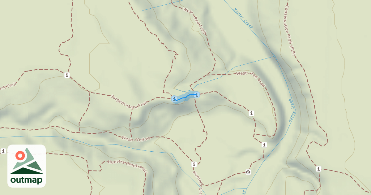 Map of Sargent Mark Trail