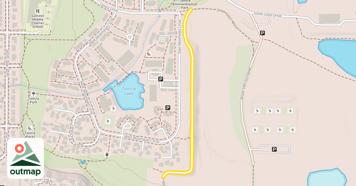 Map of Levee Trail