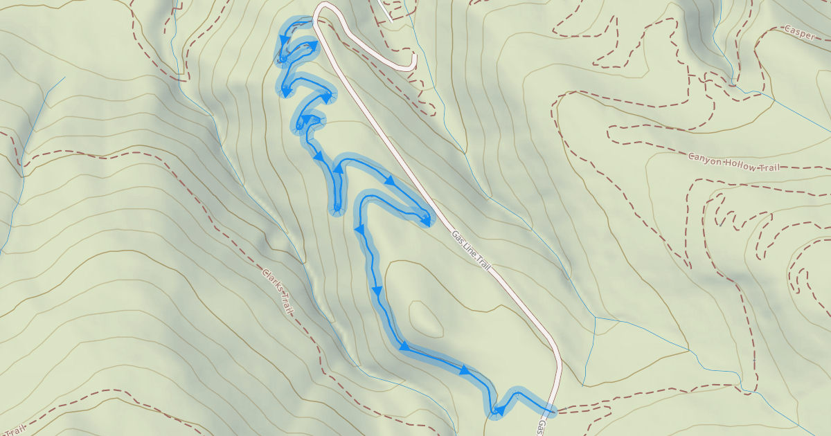 Map preview of Rush Trail