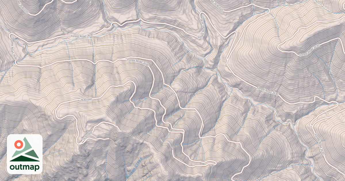 Map of USFS Motor Vehicle Use Map Roads {92E4E78D-4274-4FBD-A89A-C63C1B2D1105}