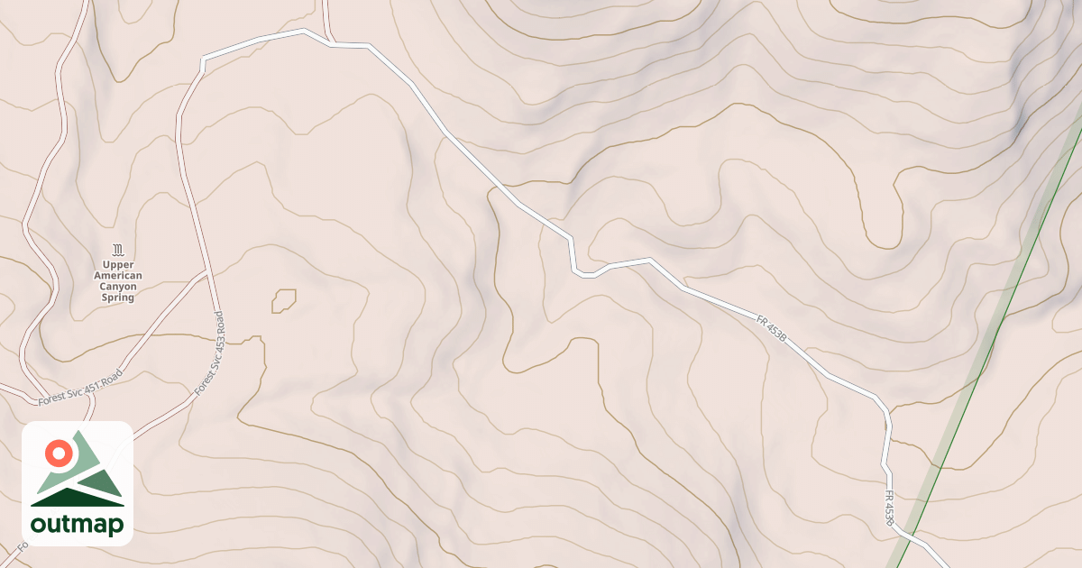 Map of USFS National Forest System Roads {529E5A57-B322-439A-8395-9404CA5B5B43}